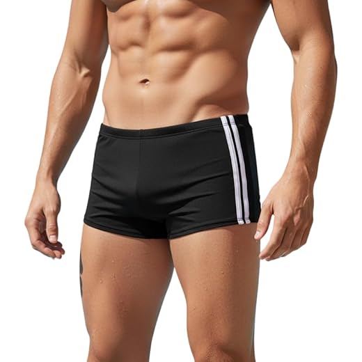 Sunga Boxer Masculina Shorts Natação Praia Piscina Nadar Verão Calção (BR, Alfa, GG, Regular, Preto)