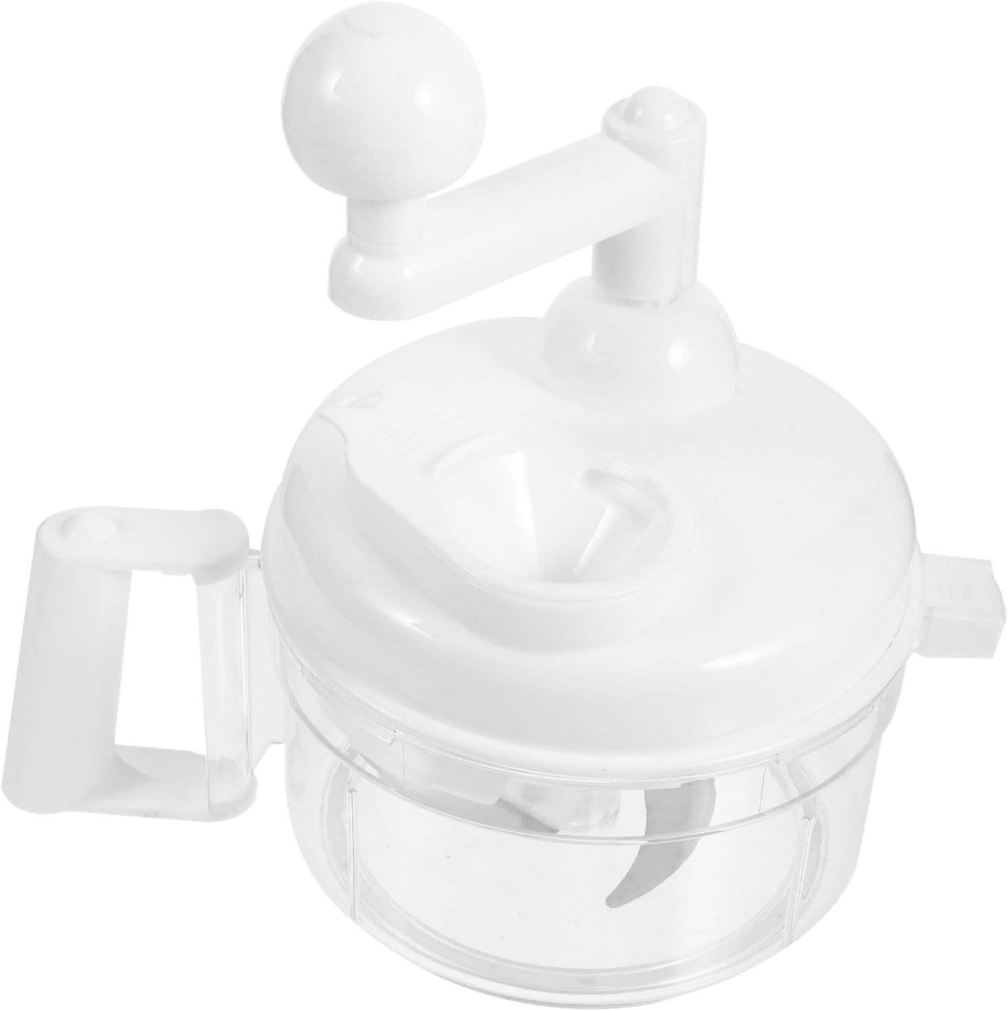 Hand-crank Vegetable Slicer Boys and Girls Food Processor Manual Meat Grinder Multi-function Chopper for Fruits Veggies Random Color