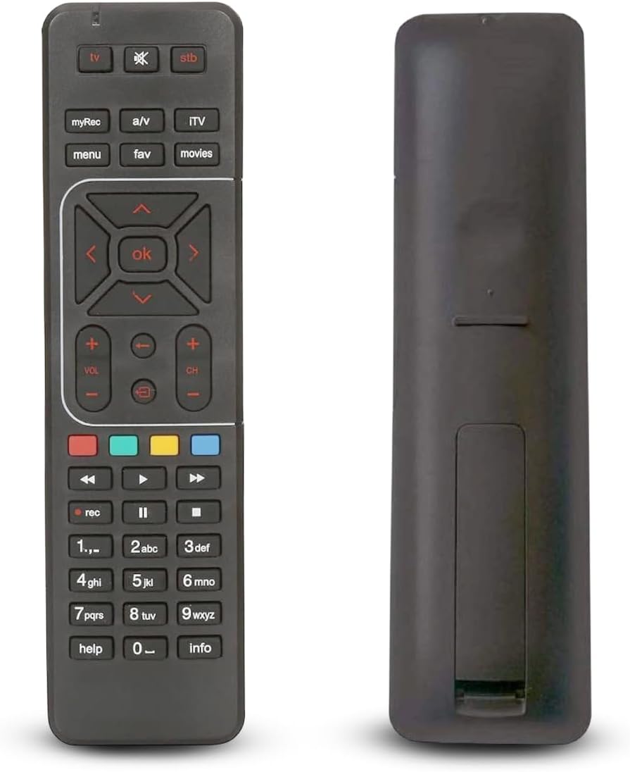 Airtel Digital TV DTH Television, Setup Box Remote Compatible For SD and HD Recording (Black)