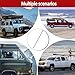CB Radio Antenna 27MHz Whip Fiberglass Antennas Kit Heavy Duty 2’ Foot 24 Inch Black 1000 Watt Compatible with Vehicle Truck Car Mobile CB Radio