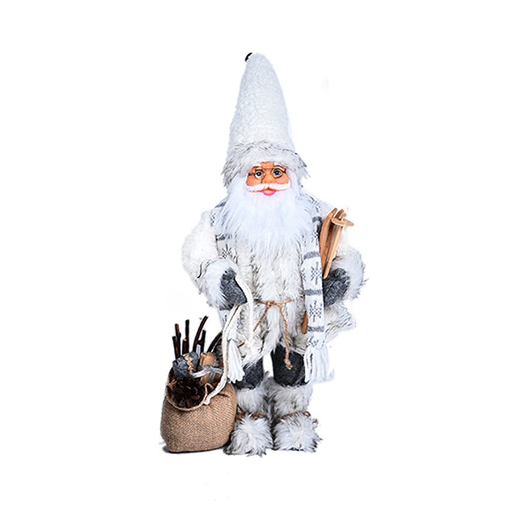 Figurines Père Noël debout pour décorations de table de fête