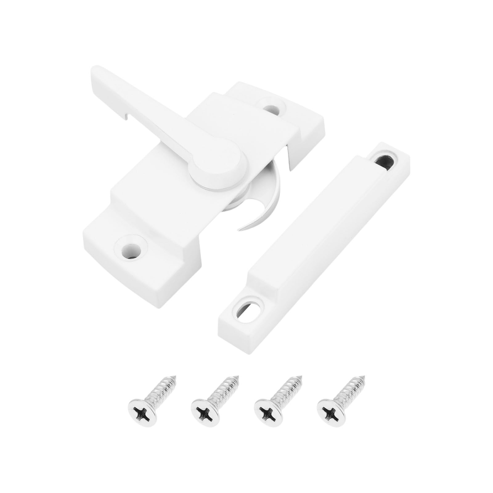 YINETTECH Zinc Alloy Sash Lock 60x53x25mm for Single and Double Hung Windows Left