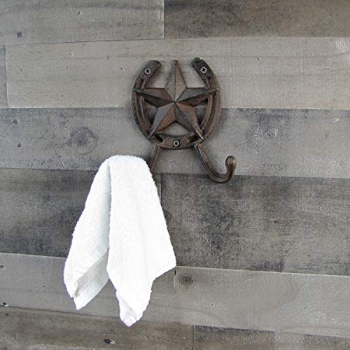 Tg,Llc Treasure Gurus Metal Horseshoe Hook Bathroom Kitchen Towel Holder Hat Gear Hanger Western Decor #TOP1