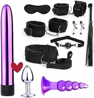 Fun 7-Piece Nylon Set in Black, with Adjustable Hand, Leg, and Hip Accessories for Comfortable Clips, Indoor Yoga Equipment Set, Couple Gift