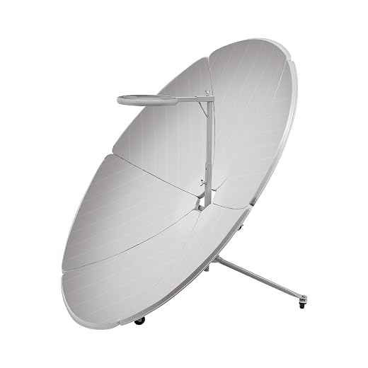 High-Efficiency 1800W Parabolic Solar Cooker for Camping