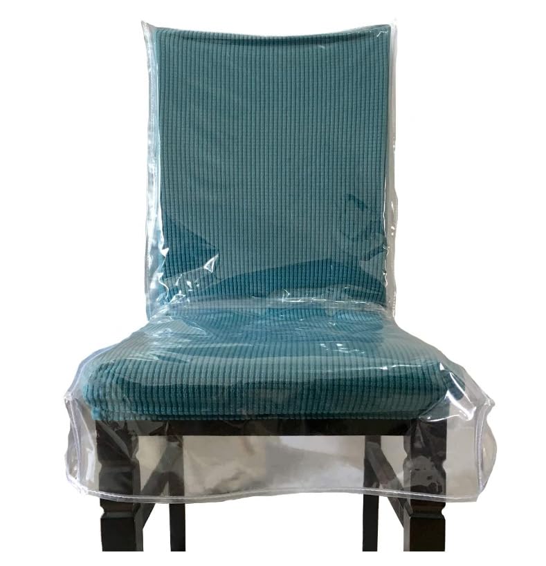 Housse de chaise salle à manger plastique imperméable et lavable