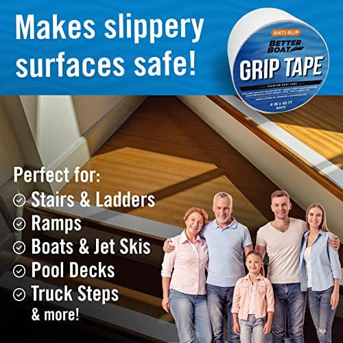 Image of Anti Slip Tape for Outdoor Stair Treads, Non-Skid Grip for Stairs