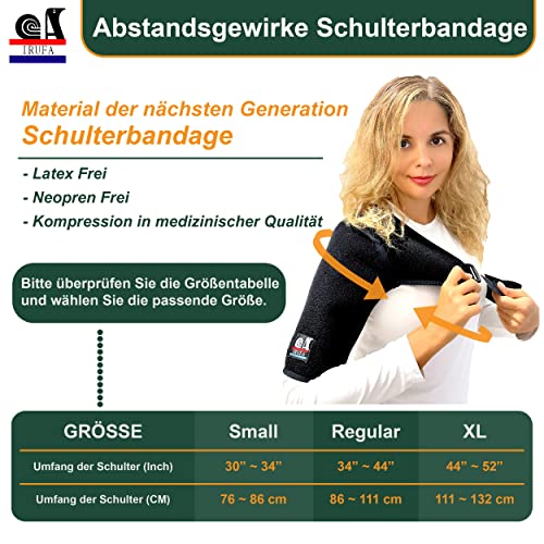 Schulterbandage IRUFA 3D atmungsaktiv Abstandsgewirke AC