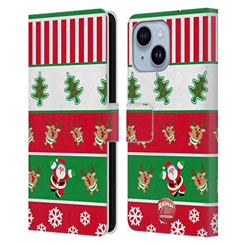 Protection iPhone 14 Plus étui portefeuille cuir Animal Club