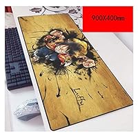 Mouse Mat Bloodborne 900X400mm Mouse Pad,Perfect Precision And Speed Gaming Mouse Mat With 3mm-Thick Base,for Notebooks, PC, A