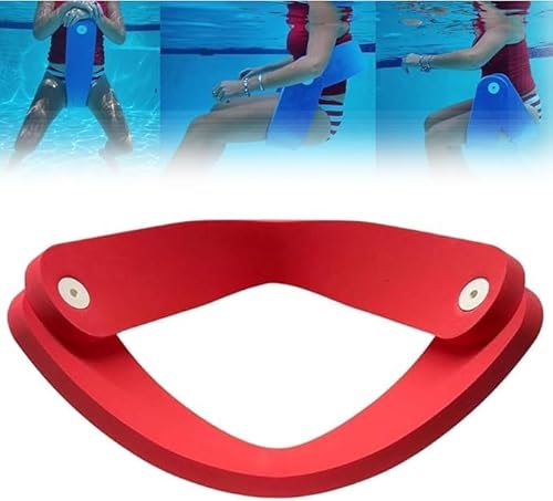 Civilizek Water Recliner,Grandfloats Float-N-Fold Water Chair,3 in 1 Foldable Non Inflatable Foam Floating Lounger Chair,Floating Chairs for Pools Party (Red)