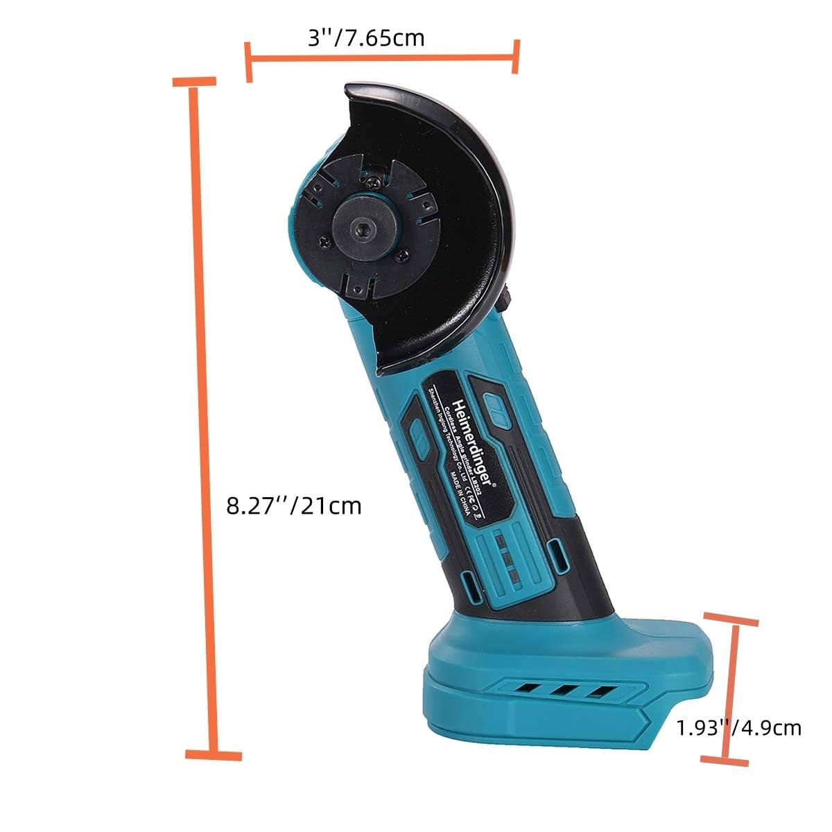 Mini smerigliatrice angolare senza spazzole con batteria da 4000 mAh, strumento di rettifica elettrica senza fili, 19500 giri/min, taglierina portatile compatta per la rettifica dei metalli e il