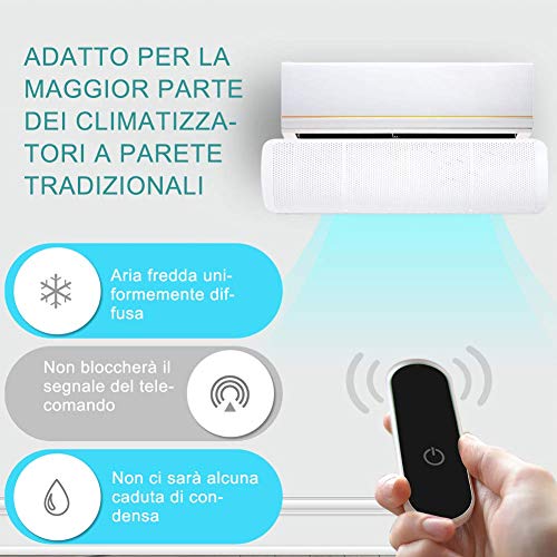 Mr.You Déflecteur d'air conditionné et déflecteur d'air conditionné (blanc) - Image 5