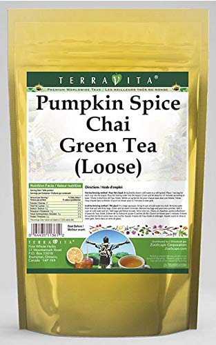 Calabaza Especias Chai Té Verde (Suelto) (4 oz, ZIN 545514)