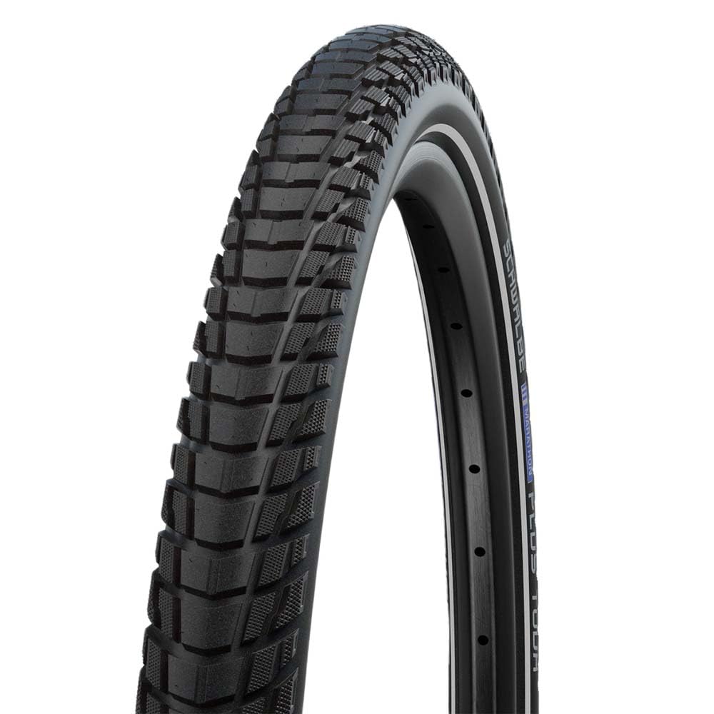 Schwalbe Marathon Plus Tour Performance Line Clincher Bicycle Tyre, Black/Reflex, 28 x 2.00