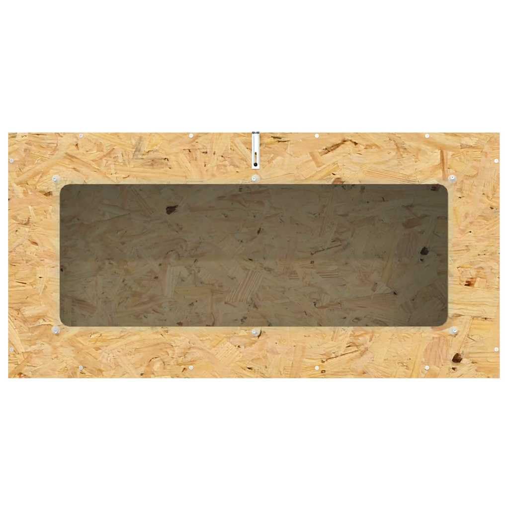 OSB Terrarium 100x50x50 cm für Reptilien, Holzterrarium mit Thermometer, geräumiges Reptiliengehege für Bartagamen und Schlangen