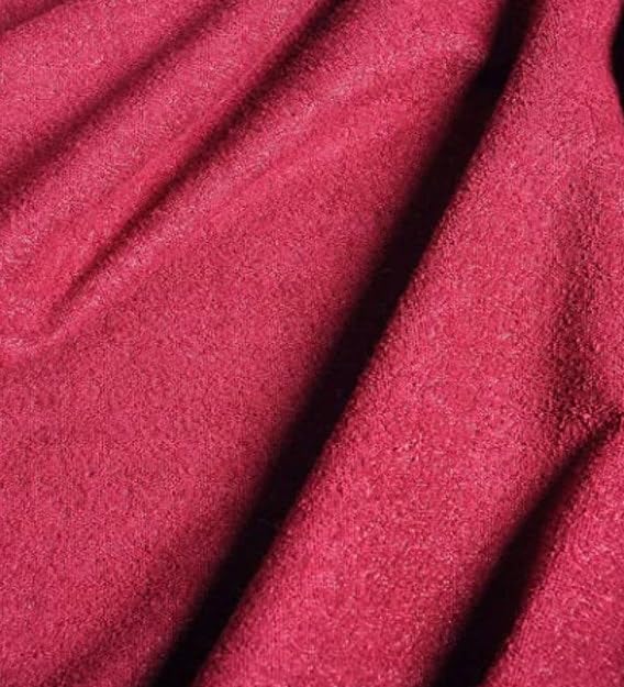 Image of Waterproof Mattress Protector Double Size 72x48 - Waterproof Terry Cotton Mattress Protector /Bed Cover Double Size Bed - Maroon Color - Water Proof Mattress Protector for Kids Urine