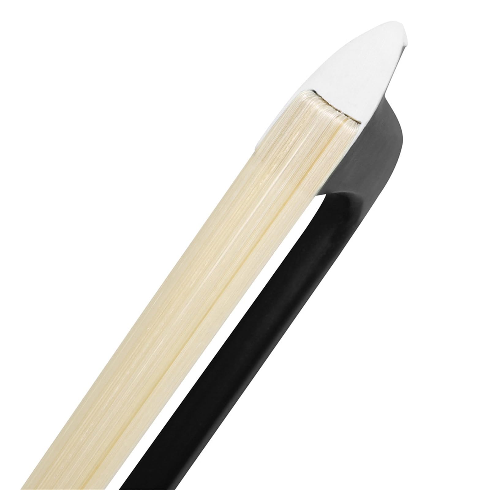 Arcos De Violín Para Principiantes Arco De Violín Vara Del Hecha Fibra Carbono Crin Caballo Y Tallado En Ébano(Violin bow)