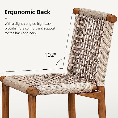 Purple Leaf Outdoor Bar Stools Set Of 4 Aluminum Counter Height Wicker Stool With Back For Backyard Pool Lawn Kitchen Patio Metal Barstool Chairs #TOP3