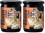 ITA-SAN Caldo para sopa tipo ramen, miso - 1 x 440 ml (Paquete de 2)