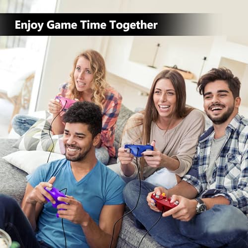 Image of FIOTOK Gamecube Controller,Wired Controller for Wii & Gamecube (Black&Blue)