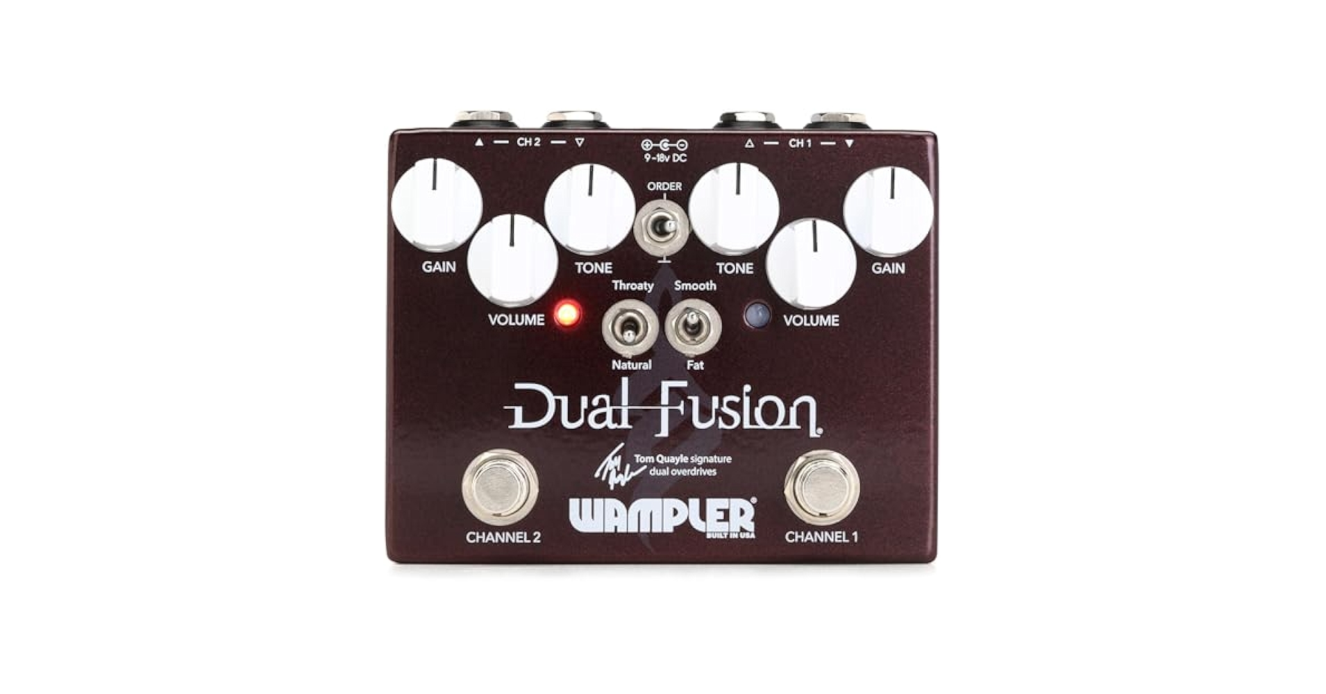 Wampler Dual Fusion オーバードライブ Tom Quayle: Dual Fusion - Wampler Pedals