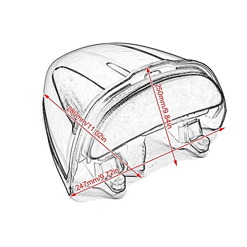 Coque de selle R NineT pour transformer l'arrière passager en capot solo épuré
