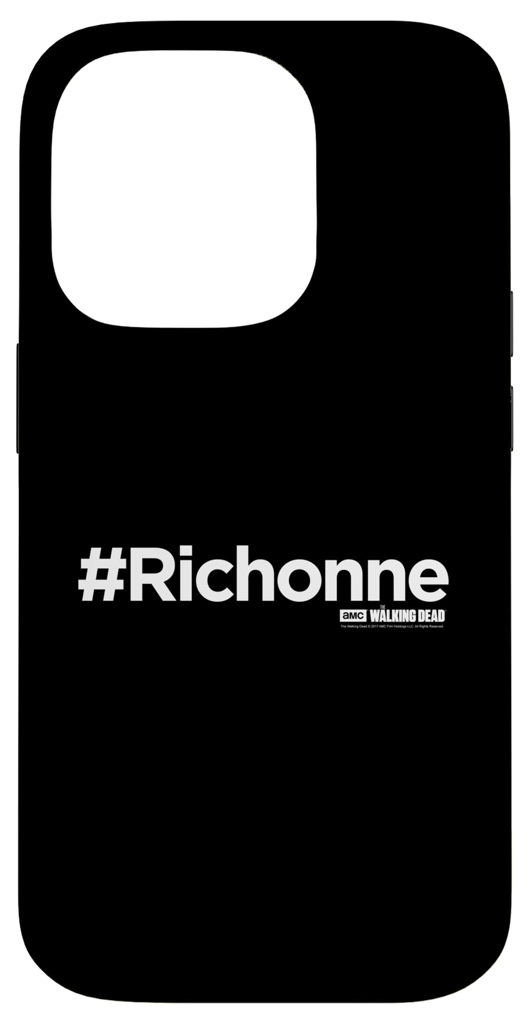 Coque iPhone 14 Pro The Walking Dead Richonne en silicone noir - 4