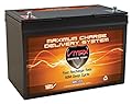 VMAX MR127 12 Volt 100Ah AGM Deep Cycle Maintenance Free Battery compatible with boats and 40-100lb, minnkota, cobra, sevylor and other trolling motor (GROUP 27 Marine Deep Cycle AGM Battery)