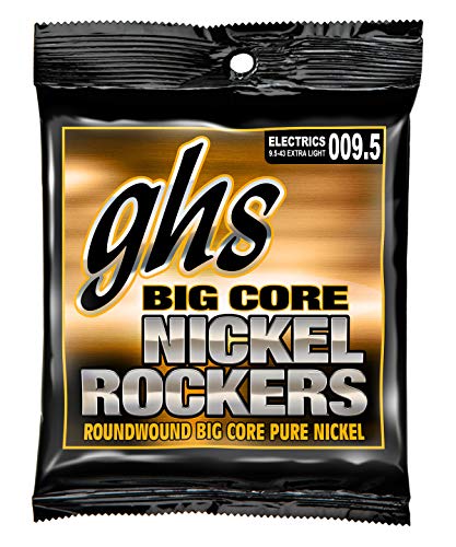 GHS Strings Carlos Santana Big Core Electric Guitar Strings, Roundwound Nickel