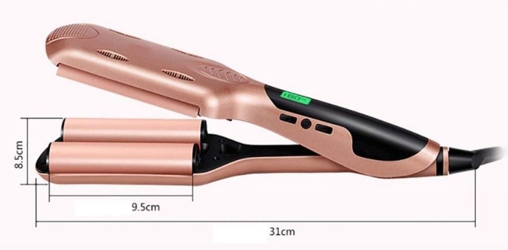 26mm 3 Tube Curling ironWave Curling Iron Ceramic Hair Curler Deep Wavy Not to Hurt the(E)