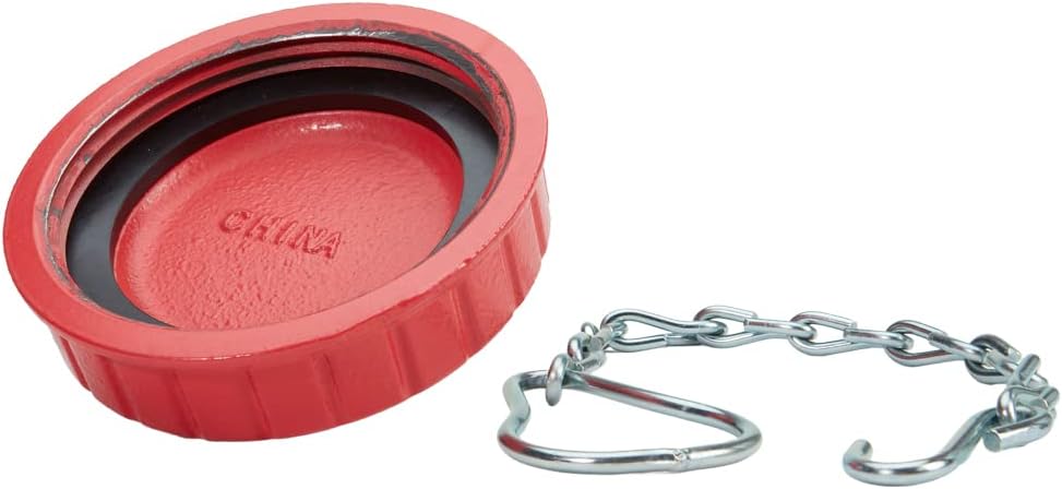 Heavy Duty 4 1/2" Replacement Iron Fire Hydrant Cap with NH/NST Threads