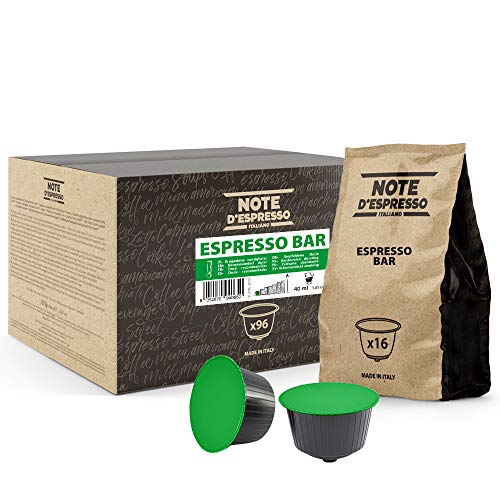 Note d'Espresso - Espresso - Capsules de Café - Exclusivement Compatible avec les Machines NESCAFE* DOLCE GUSTO* - 96 caps