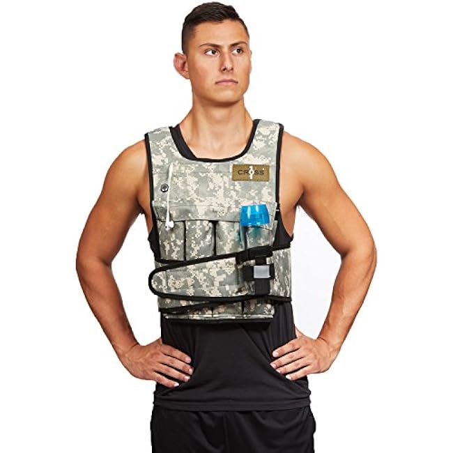 20LBS - 140LBS Adjustable Weighted Vest With Shoulder Pads Option for Men and Women