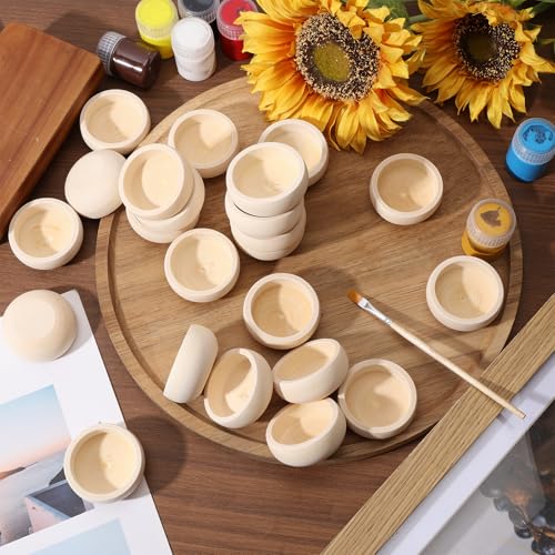 Cuencos de madera sin astillas para clasificar objetos pequeños con seguridad 5