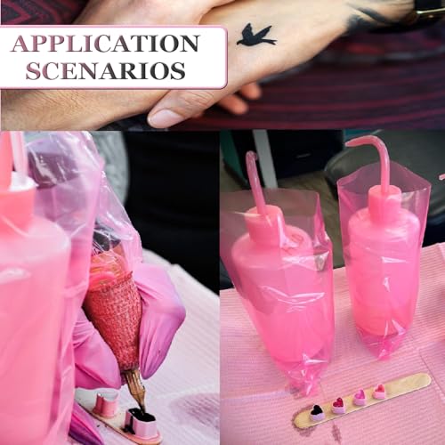 SOTICA 250pcs Pink Bottle Bags