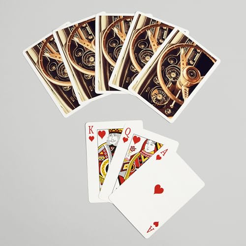 Baraja de Poker Vintage Car Dashboard 52 cartas miniatura 7