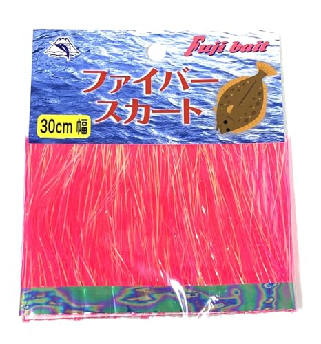 �y�܂Ƃߔ���×8�Z�b�g�z �x�m�x�C�g FUJI BAIT �y��e�� ����30cm�z�t�@�C�o�[�X�J�[�g L�T�C�Y(�c7cm) #6/�s���N