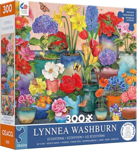 Ceaco - Ecosystems - Pretty Petals - 300 Piece Jigsaw Puzzle - image 3