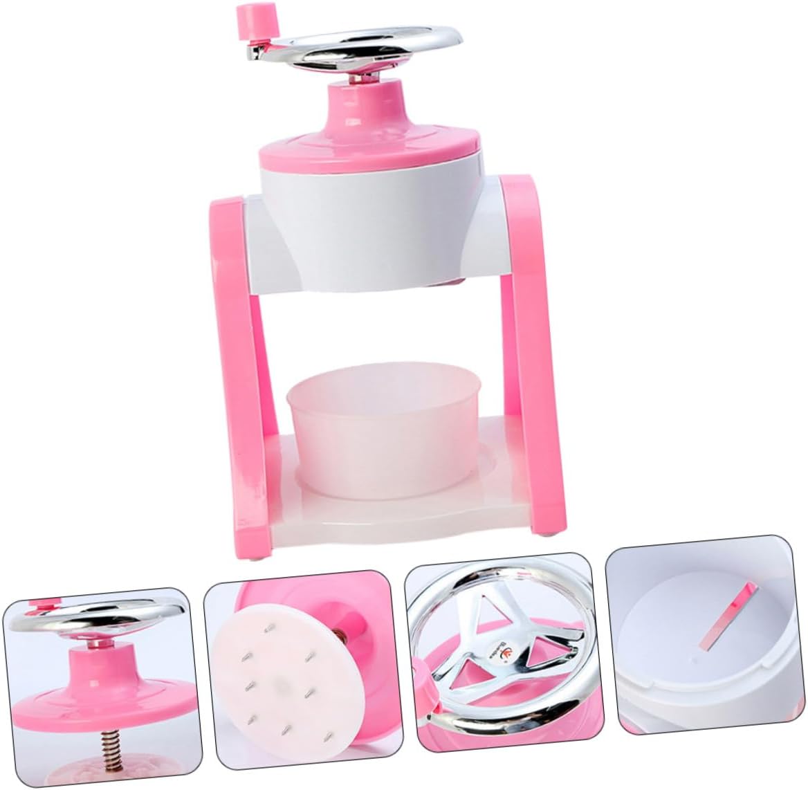 Manual Ice Shaver Machine Hand Operated Ice Chipper for Home Cutter Easy to Clean