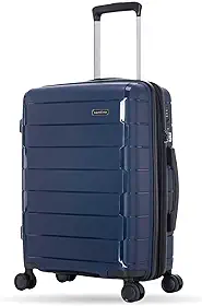 Mala de Bordo Santino Bronx 20” – Rígida em Polipropileno, Expansível, Leve, Cadeado Integrado TSA, Rodas 360° Silenciosas, Alta Resistência, Aprovada para Cabine