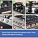 5 Pack Stove Knob Locks,Gas Stove Knob Lock for Baby Safety,Child and Pets Safety Guards,Prevent Children or Pets from Accidentally Turning on Gas Stove