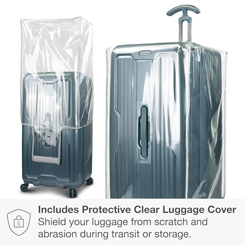 Image of Traveler's Choice Ultimax II Ultimax II Polycarbonate Hardside Luggage with Spinner Wheels, Matte Black, 31-Inch Large Trunk, Ultimax II Polycarbonate Hardside Luggage With Spinner Wheels