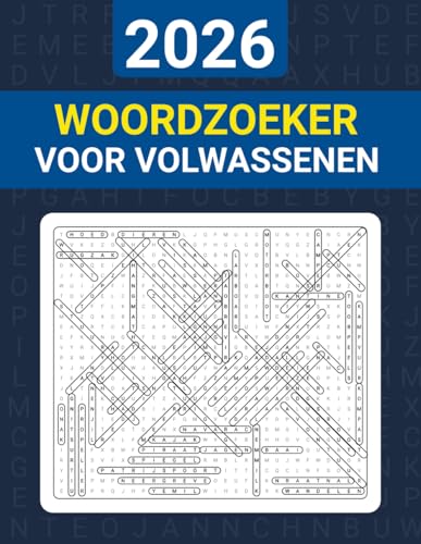 2026 Woordzoeker voor Volwassenen: Een Leuk En Boeiend Puzzelboek Met 5000 Woorden In Grootletterdruk