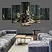 Produktbild Yywife Bilder XXL 5 Teile wandbild leinwandbilder Kunstdrucke The Last of Us Part 2 Spiel XXL 5 Teiliges Wandbild Mit Rahmen Größe 150x80CM Leinwandbild Wandbilder Feiertagsgeschenk