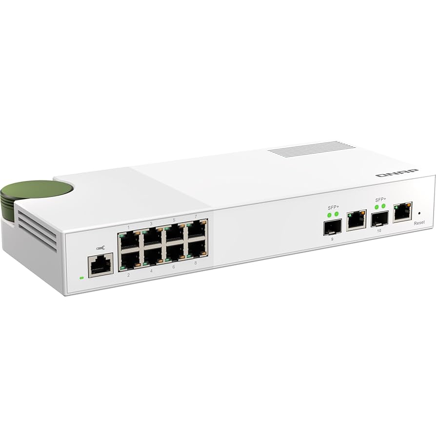 ルーター・ネットワーク機器 QNAP QSW-M2108-2C Managed Switch Amazon.co.jp: QNAP QSW-M2108-2C - 2 x 10GbE SFP+/RJ45 Combo