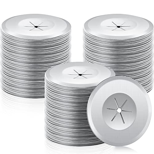 1.5 Inch Perforated Insulation Pins Self Locking Washers Flat Washer Round Galvanized Steel Plaster Washers For Wall And Ceiling (500 Pieces) #TOP14