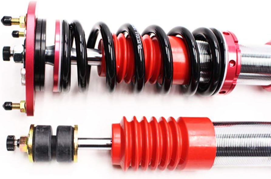 Front Coilover and Rear Shock Side-by-Side