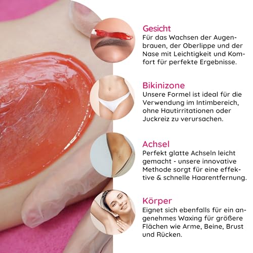 Warmwachs Pink Cosmetics City Wax Milano 1 kg Profi-Waxing