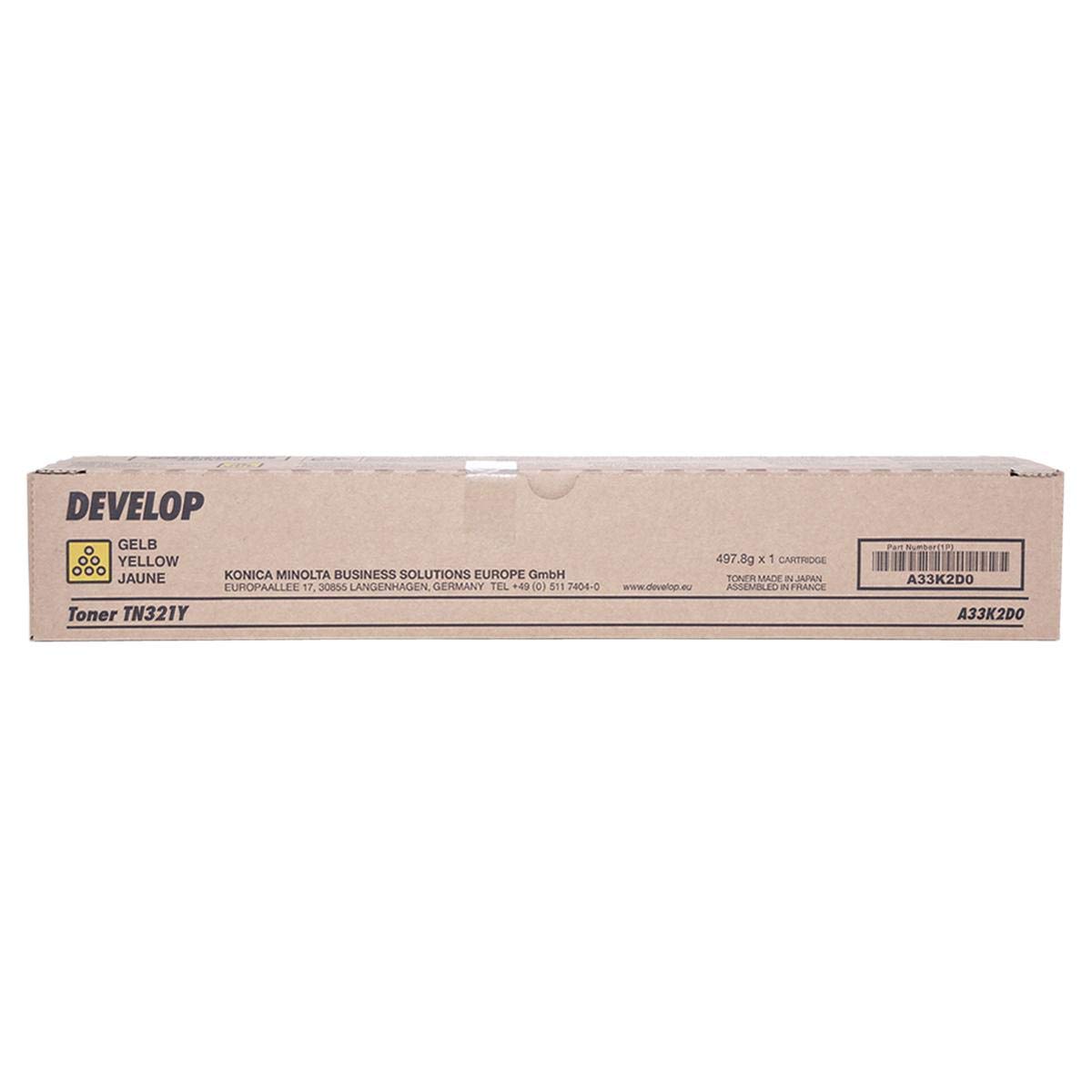 Develop Toner Cartridge - Tn321y, Yellow